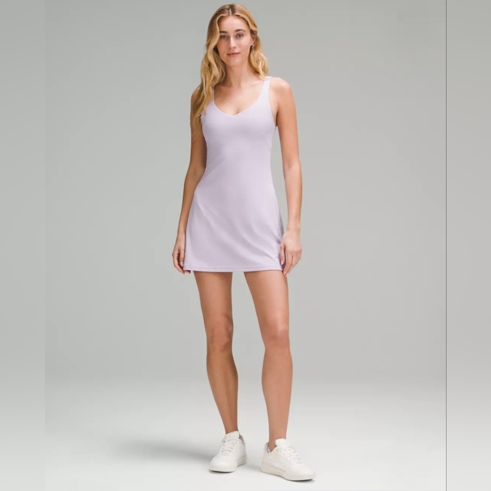 Lululemon Align Dress Lilac Ether Color Size 6